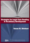 Cover: Strategies for Legal Case Reading and Vocabulary Development - The University of Michigan Press