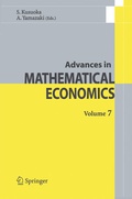 Cover: Advances in Mathematical Economics Volume 7 - Springer