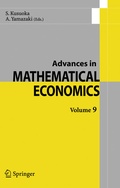 Cover: Advances in Mathematical Economics Volume 9 - Springer