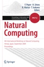 Cover: Natural Computing - Springer