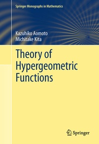 Abbildung von: Theory of Hypergeometric Functions - Springer