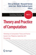 Cover: Theory and Practice of Computation - Springer