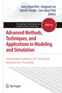 Cover: Advanced Methods, Techniques, and Applications in Modeling and Simulation - Springer