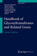 Cover: Handbook of Glycosyltransferases and Related Genes - Springer