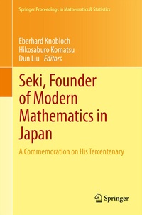 Abbildung von: Seki, Founder of Modern Mathematics in Japan - Springer