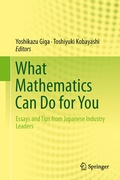 Cover: What Mathematics Can Do for You - Springer