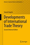 Cover: Developments of International Trade Theory - Springer