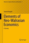 Cover: Elements of Neo-Walrasian Economics - Springer