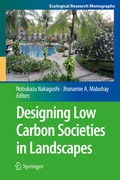 Cover: Designing Low Carbon Societies in Landscapes - Springer