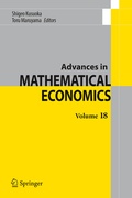 Cover: Advances in Mathematical Economics Volume 18 - Springer