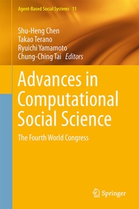 Enlarge image Cover: Advances in Computational Social Science - Springer