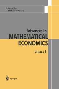 Enlarge image Cover: Advances in Mathematical Economics - Springer