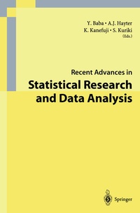 Enlarge image Cover: Recent Advances in Statistical Research and Data Analysis - Springer