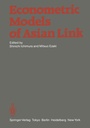Cover: Econometric Models of Asian Link - Springer
