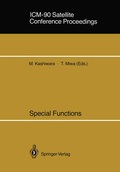 Cover: ICM-90 Satellite Conference Proceedings - Springer
