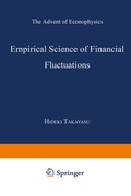 Cover: Empirical Science of Financial Fluctuations - Springer