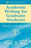 Cover: Academic Writing for Graduate Students, 3rd Edition - The University of Michigan Press
