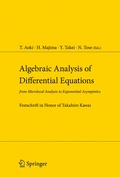 Cover: Algebraic Analysis of Differential Equations - Springer