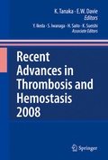 Cover: Recent Advances in Thrombosis and Hemostasis - Springer