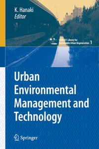 Enlarge image Cover: Urban Environmental Management and Technology - Springer