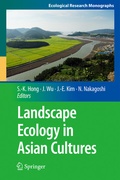 Cover: Landscape Ecology in Asian Cultures - Springer