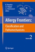 Cover: Allergy Frontiers:Classification and Pathomechanisms - Springer
