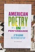 Cover: American Poetry in Performance - The University of Michigan Press