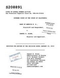 Abbildung von: Goodall Estate Petition for Review Case No. A137189 California Supreme Court - Ishi Press