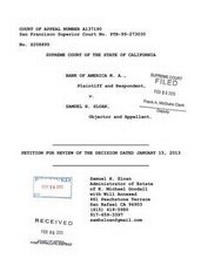 Abbildung von: Goodall Estate Petition for Review Case No. A137190 California Supreme Court - Ishi Press