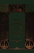 Cover: London International Chess Tournament 1883 - Ishi Press