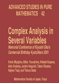 Abbildung von: Complex Analysis in Several Variables - Mathematical Society of Japan
