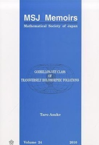 Abbildung von: Godbillon-vey Class Of Transversely Holomorphic Foliations - Mathematical Society of Japan