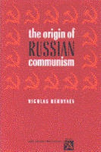 Enlarge image Cover: Origin of Russian Communism - The University of Michigan Press
