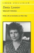 Cover: Denise Levertov - The University of Michigan Press