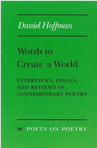 Enlarge image Cover: Words to Create a World - The University of Michigan Press