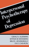 Cover: Interpersonal Psychotherapy Of Depression - Basic Books