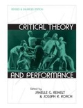 Cover: Critical Theory and Performance - The University of Michigan Press