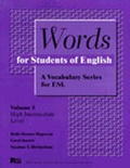 Cover: Words for Students of English - The University of Michigan Press