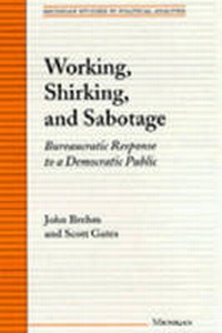 Enlarge image Cover: Working, Shirking, and Sabotage - The University of Michigan Press
