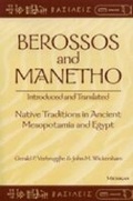 Cover: Berossos and Manetho, Introduced and Translated - The University of Michigan Press
