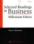 Cover: Selected Readings in Business, Millennium Edition - The University of Michigan Press
