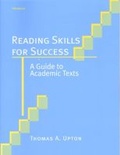 Cover: Reading Skills for Success - The University of Michigan Press