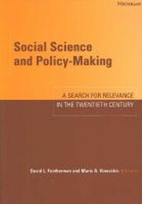 Enlarge image Cover: Social Science and Policy-Making - The University of Michigan Press