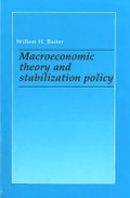 Cover: Macroeconomic Theory And Stabilization Policy - University of Michigan Press