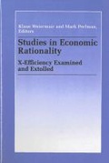 Cover: Studies in Economic Rationality - The University of Michigan Press