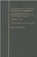 Cover: Political Analysis - The University of Michigan Press