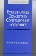 Cover: Evolutionary Concepts in Contemporary Economics - The University of Michigan Press