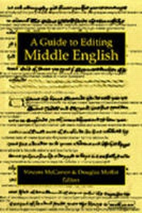 Enlarge image Cover: A Guide to Editing Middle English - The University of Michigan Press