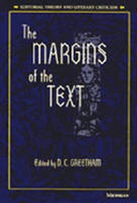 Enlarge image Cover: The Margins of the Text - The University of Michigan Press