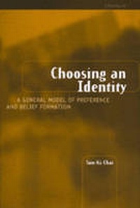 Enlarge image Cover: Choosing an Identity - The University of Michigan Press
